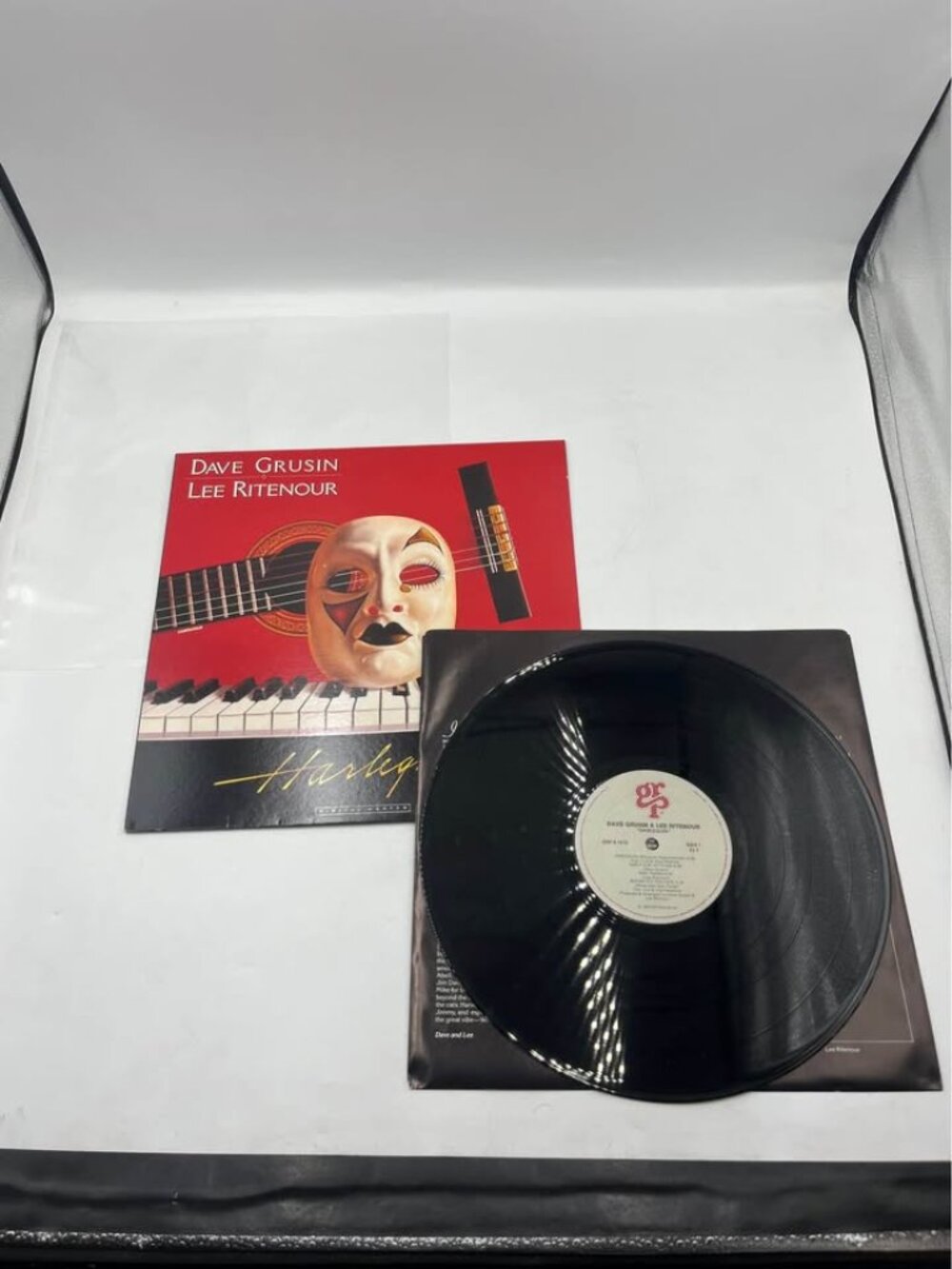 Dave Grusin & Lee Ritenour – Harlequin LP (1985 GRP Canadian Pressing)